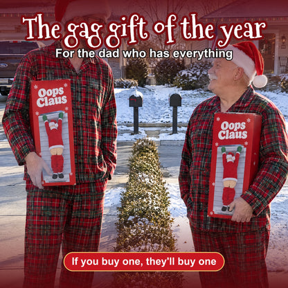 OopsClaus™ – The Hanging Santa With Falling Pants