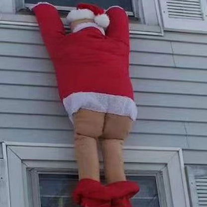 Outdoor Hanging Climbing Santa Claus Christmas Decoration