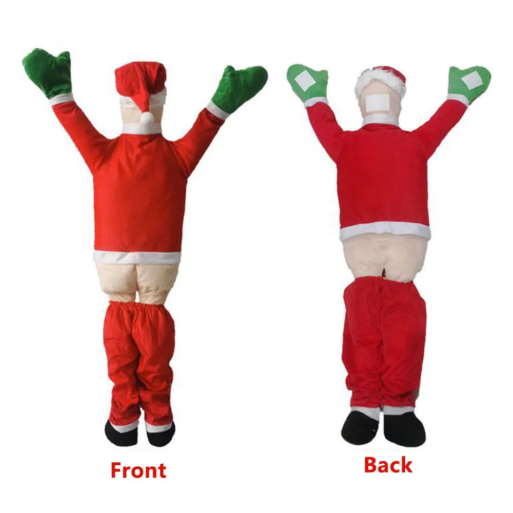 Outdoor Hanging Climbing Santa Claus Christmas Decoration