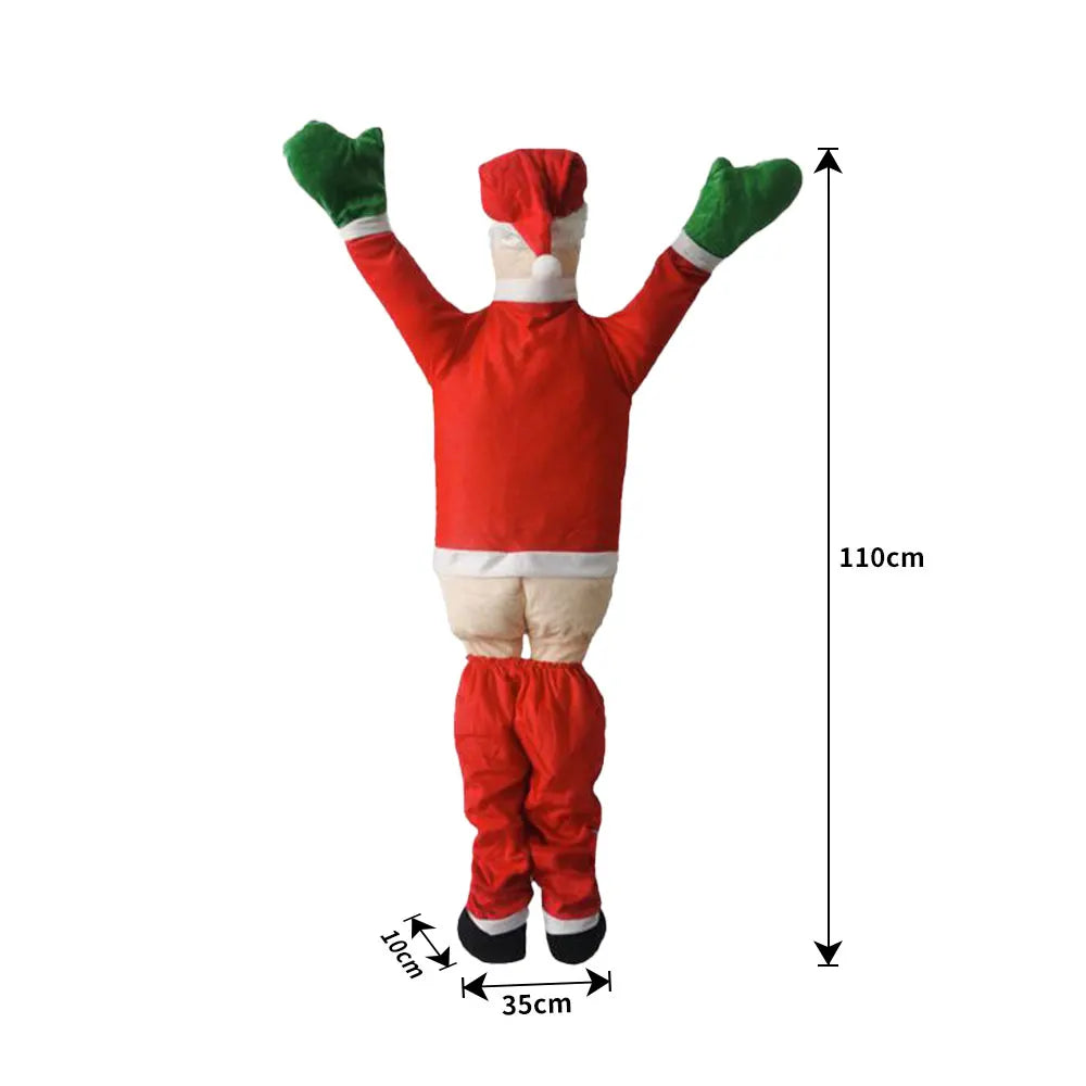Outdoor Hanging Climbing Santa Claus Christmas Decoration