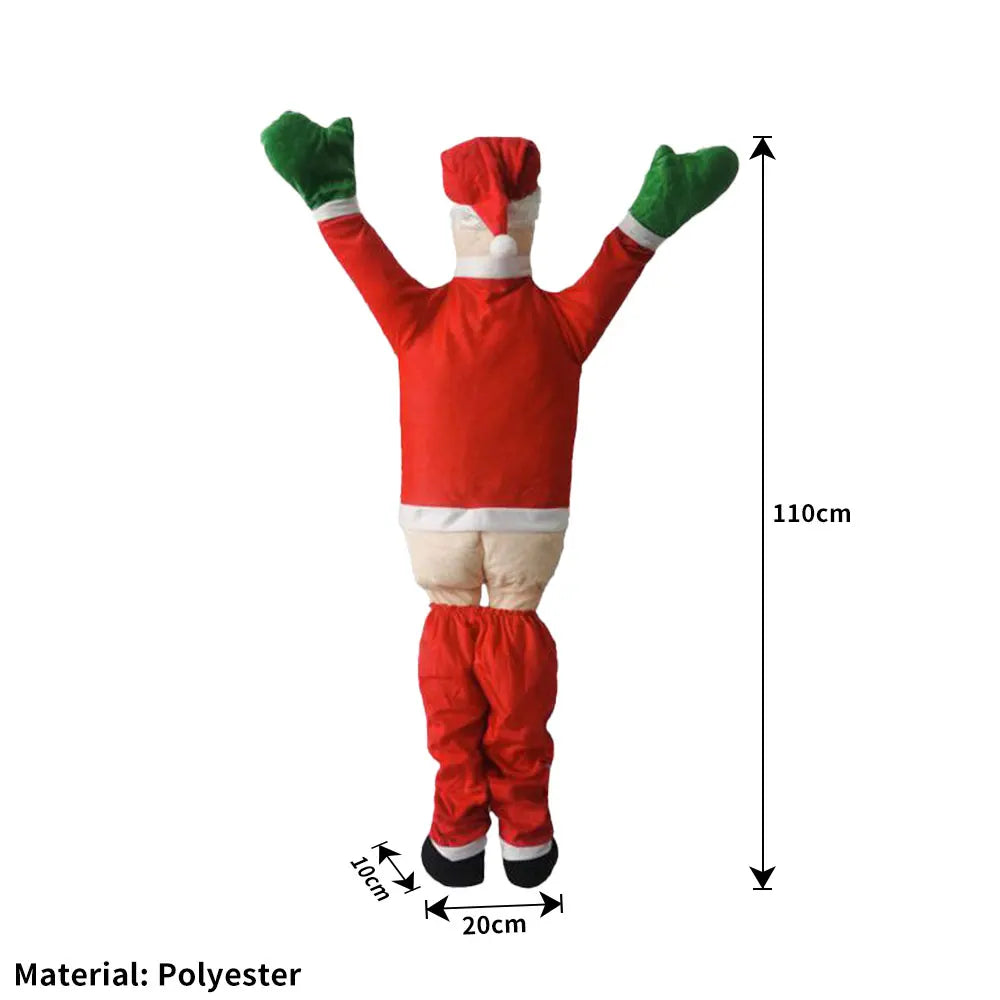 Outdoor Hanging Climbing Santa Claus Christmas Decoration